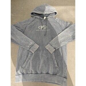 Lane Seven Unisex M Gray Acid Wash Galaxy Universe Love Graphic Hoodie